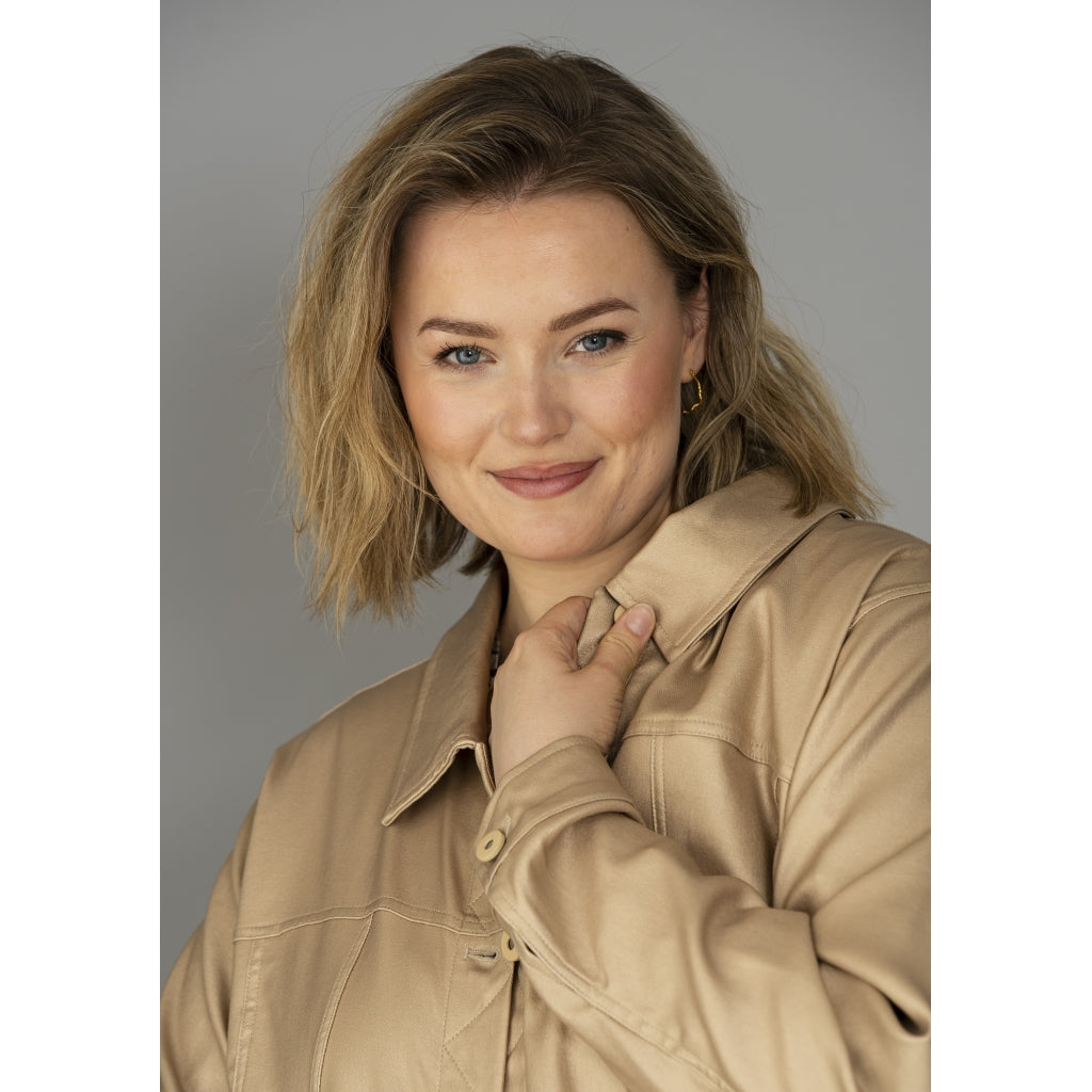 Gozzip Woman Monika Short jacket Short Jacket Mat gold