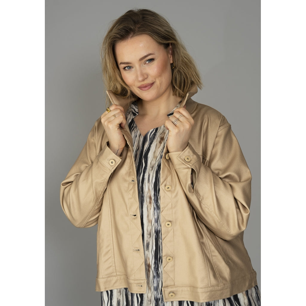 Gozzip Woman Monika Short jacket Short Jacket Mat gold