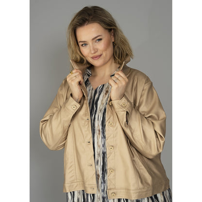 Gozzip Woman Monika Short jacket Short Jacket Mat gold