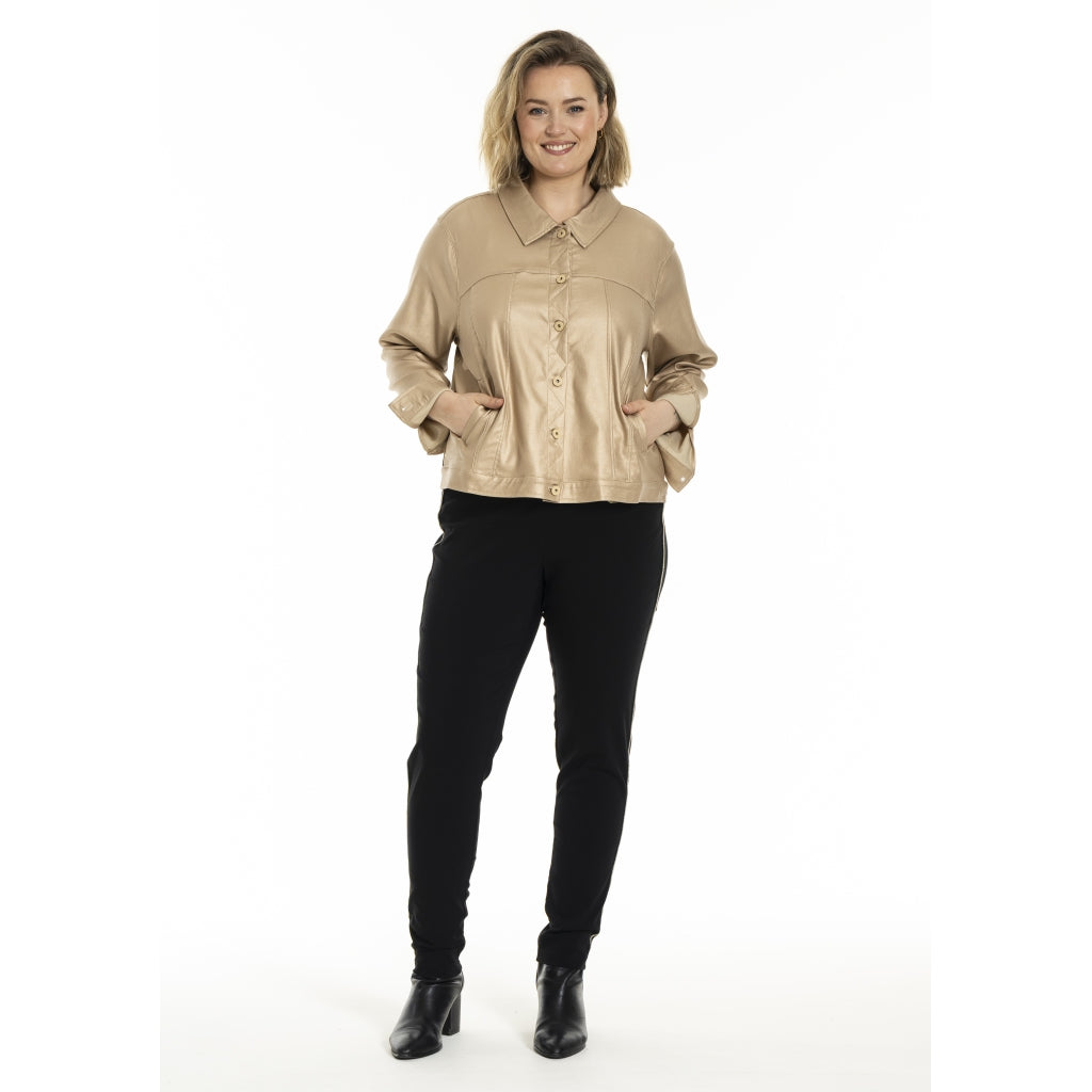 Gozzip Woman Monika Short jacket Short Jacket Mat gold