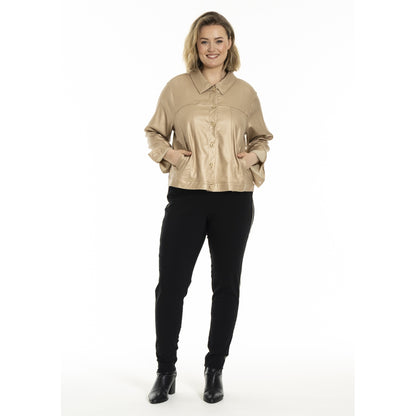 Gozzip Woman Monika Short jacket Short Jacket Mat gold