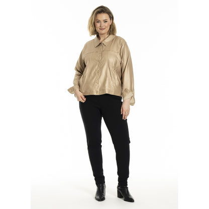 Gozzip Woman Monika Short jacket Short Jacket Mat gold