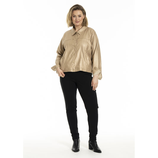 Gozzip Woman Monika Short jacket Short Jacket Mat gold