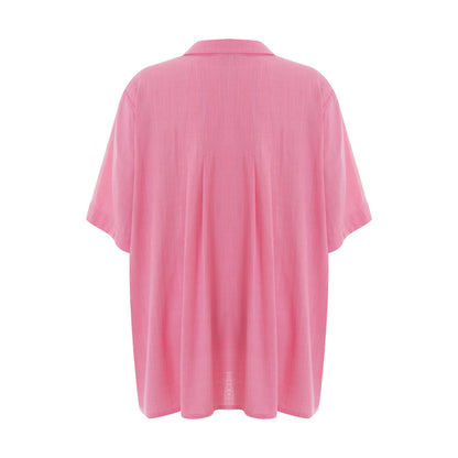 Gozzip Woman Pian Short sleeve Shirt - MORE COLOURS Shirt Pink