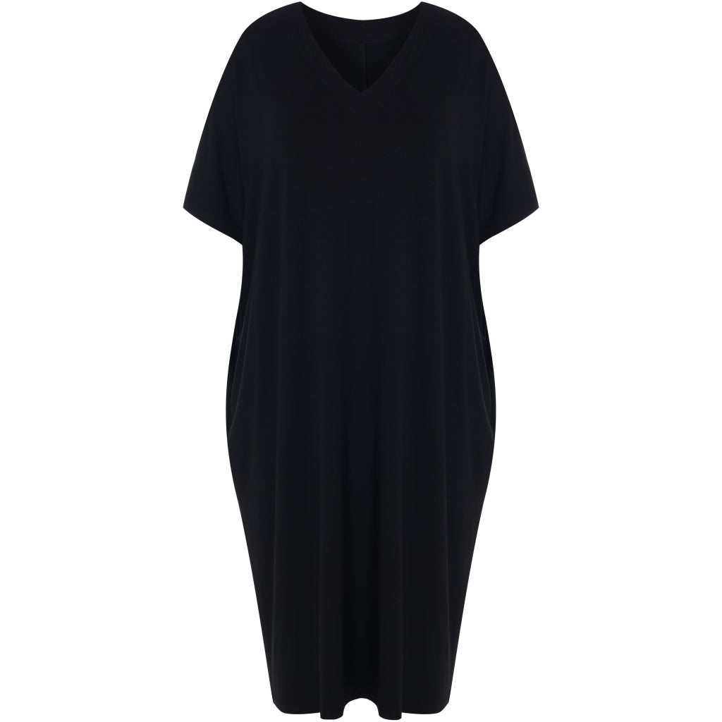 Gozzip Woman Pil Oversize Dress Dress Black